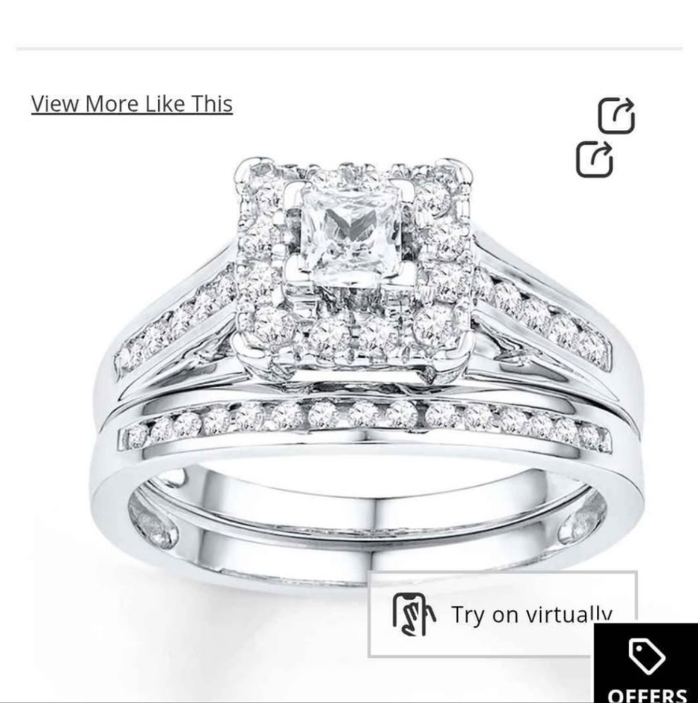Dimond Wedding Ring Set